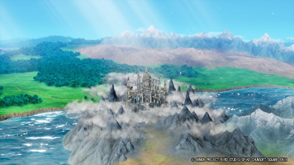 HD-2Dで遠近感と光を表現したドラゴンクエストI＆IIの風景