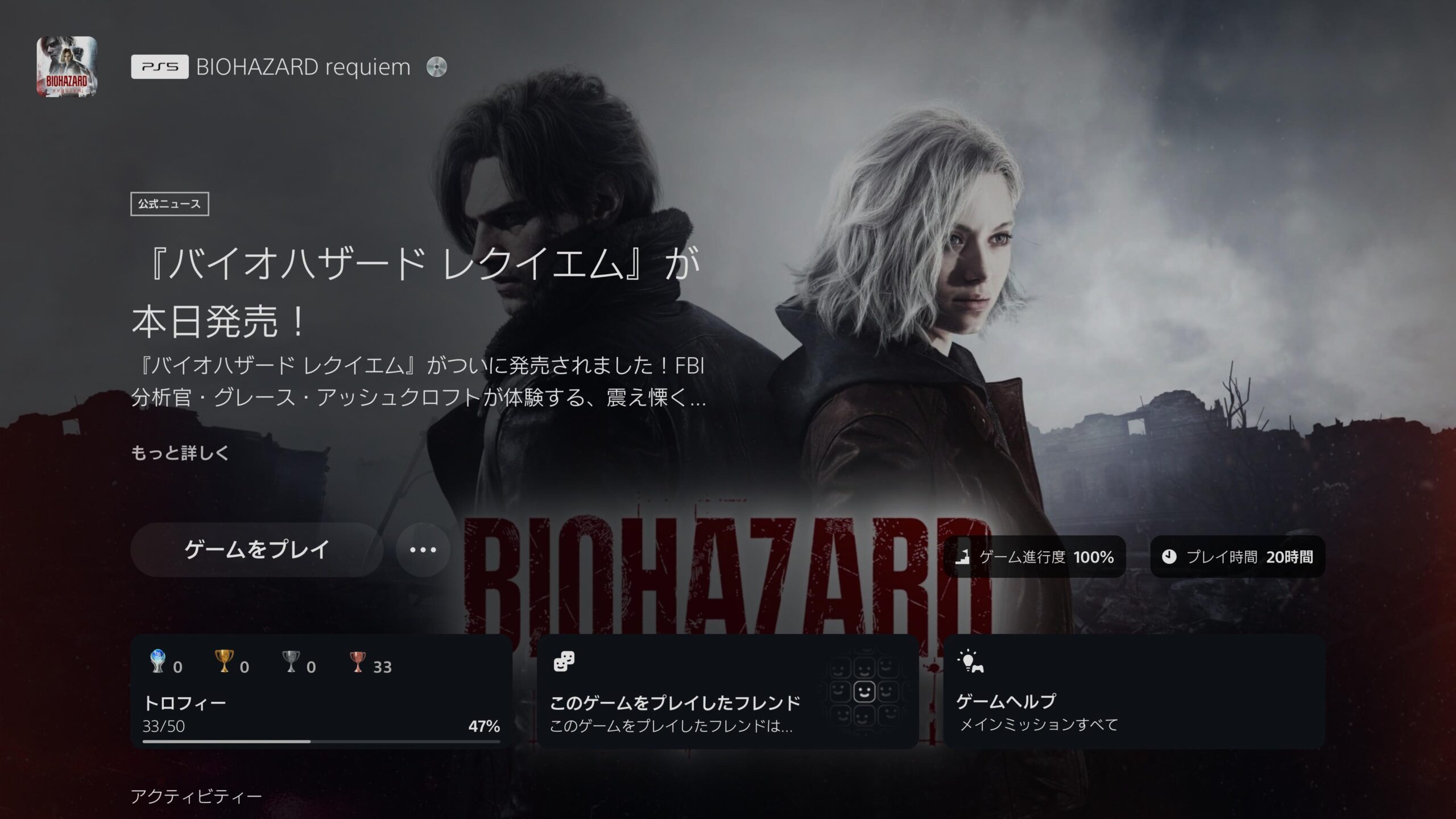 バイオ ハザード レクイエム 評価